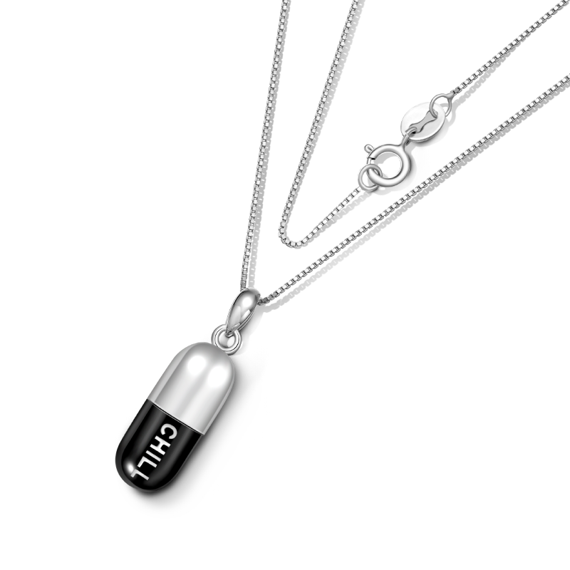 Chill Pill Necklace image number 2
