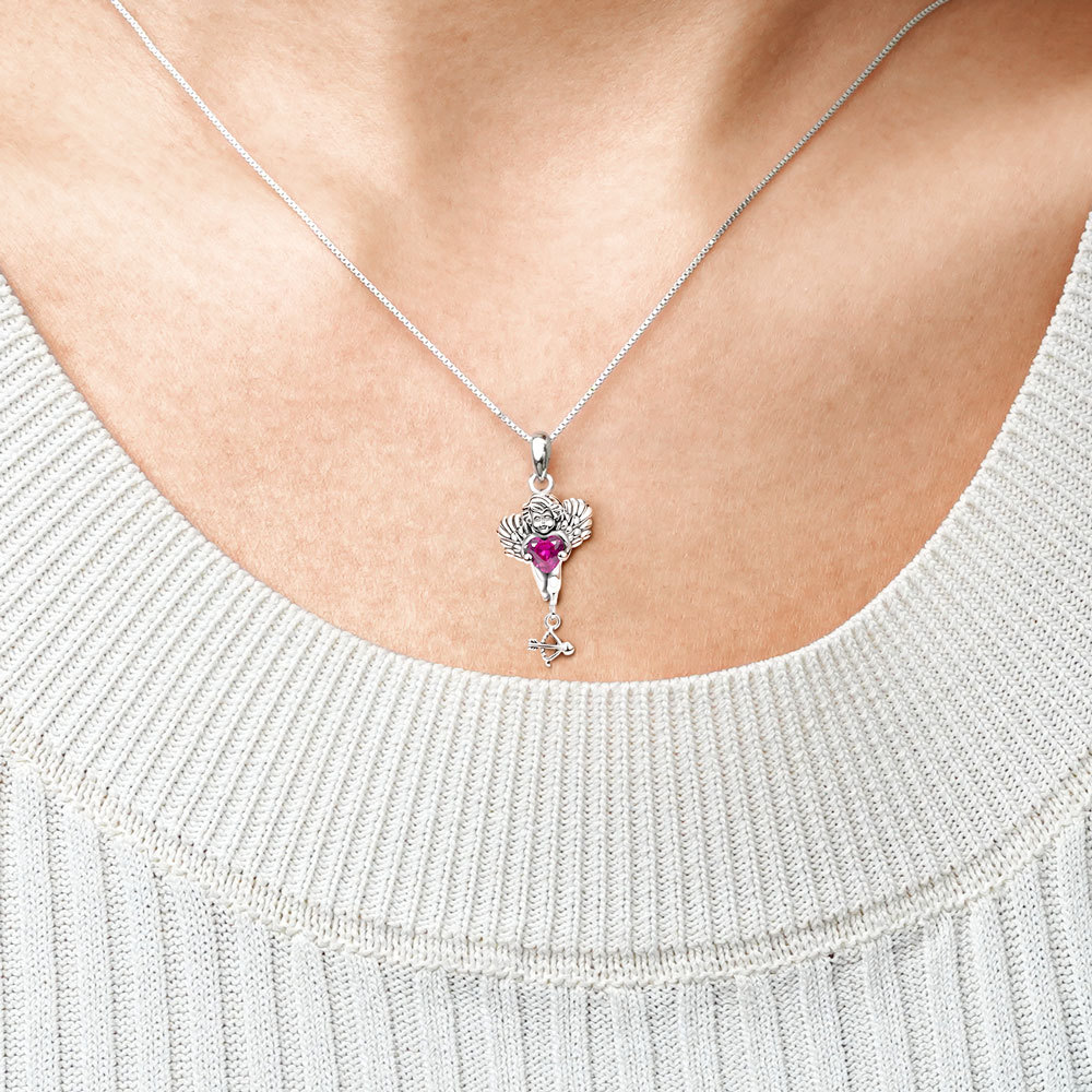 Eros Cupid Necklace image number 3