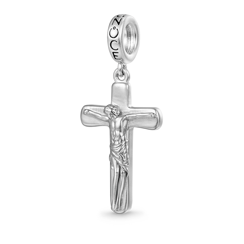 Cross with Jesus Christ Pendant image number 0