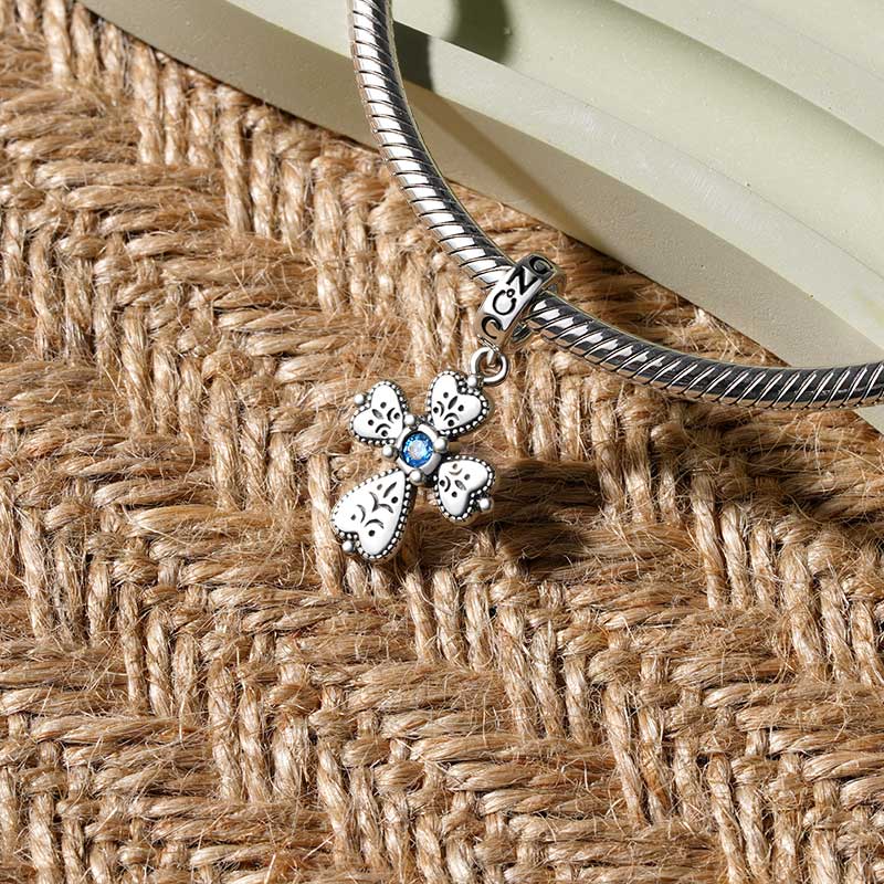 Faith in Heart Cross Pendant image number 2