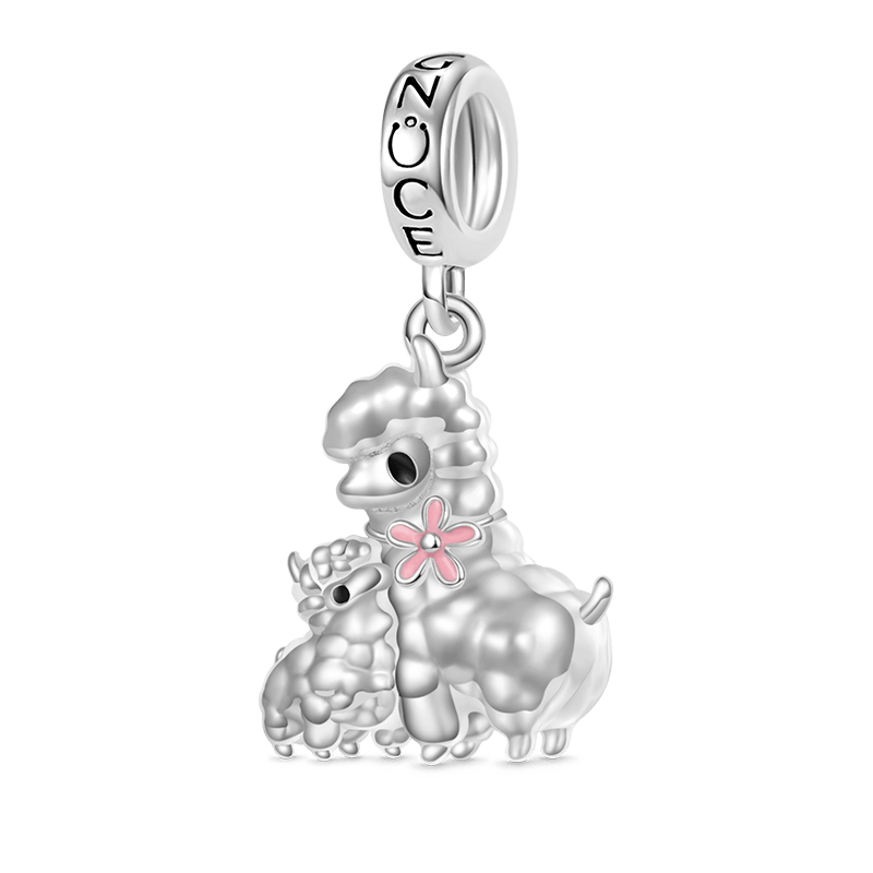 Alpaca & Baby Pendant image number 0