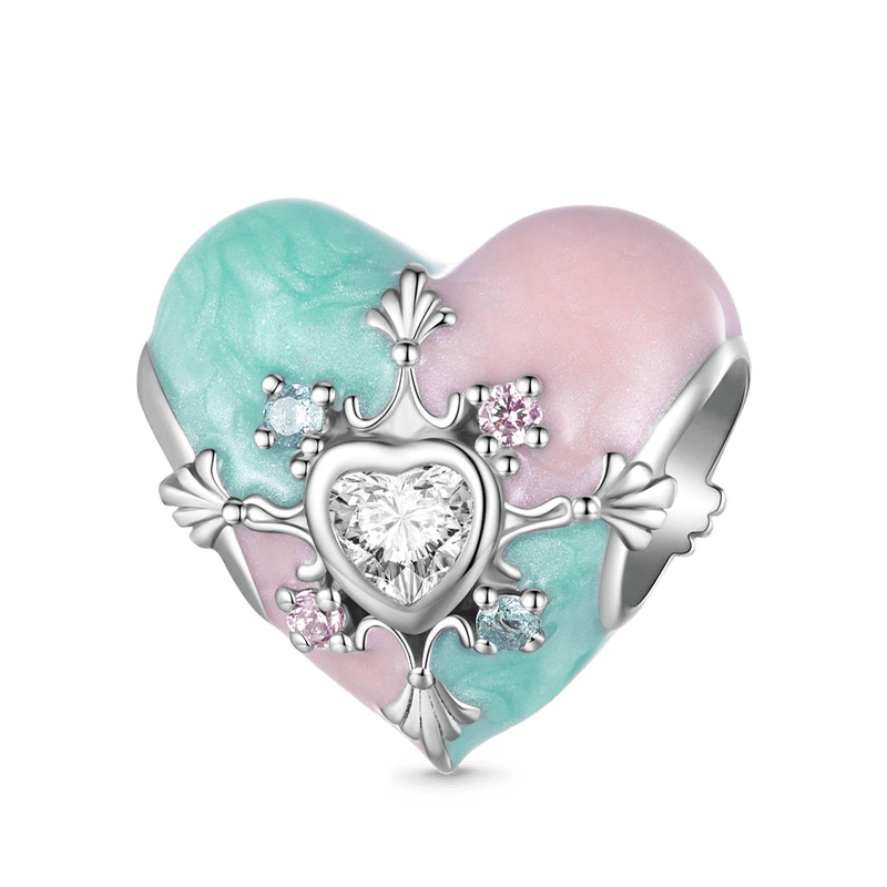 Easter Cross Heart Charm image number 0