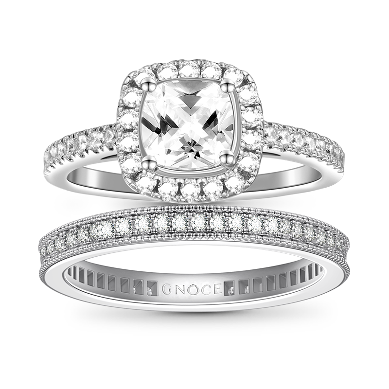 Square Cut Stackable Ring image number 0