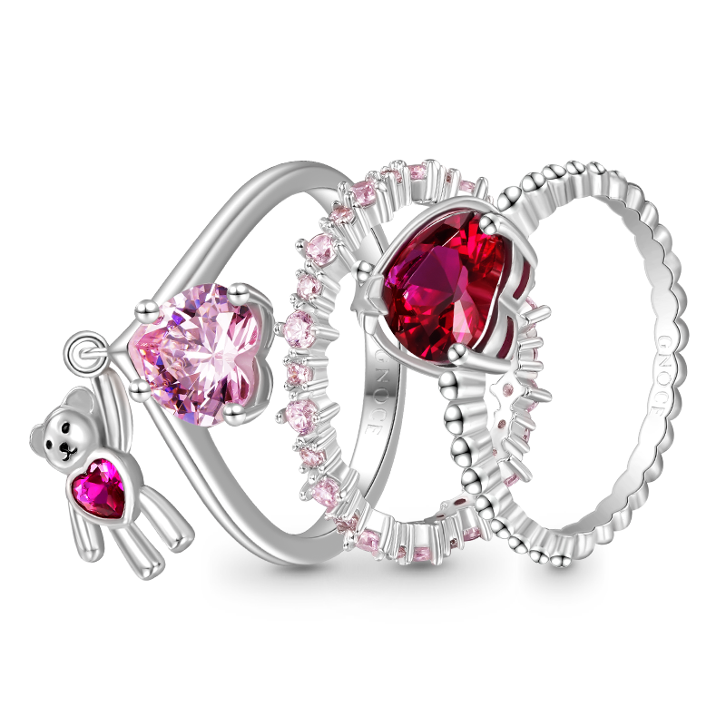 Bear Hug Stackable Ring image number 0