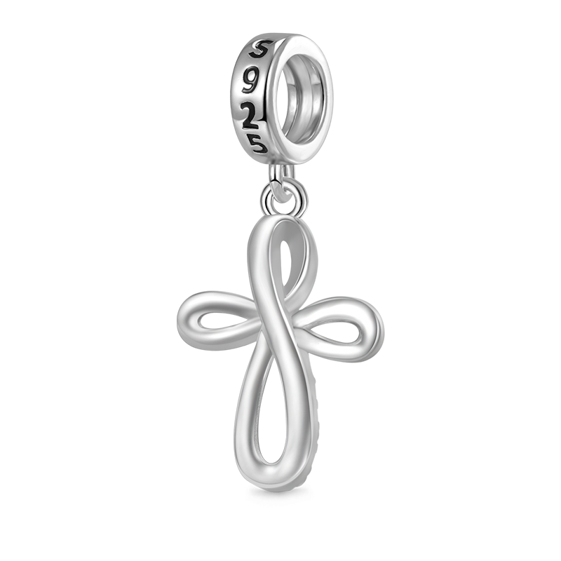 Eternal Ribbon Cross Pendant image number 1