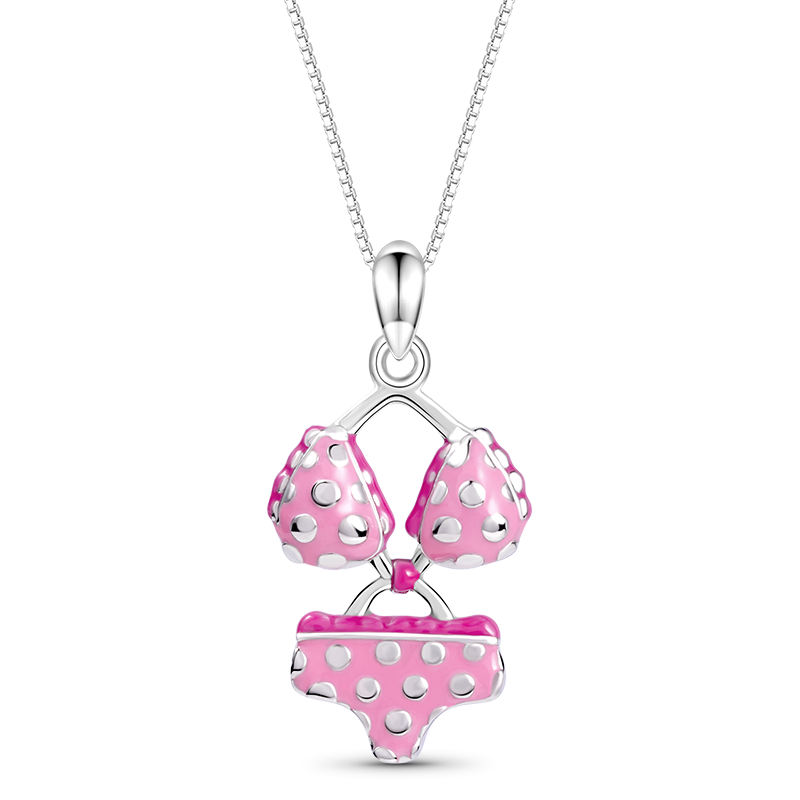 Pink Bikini Necklace image number 0