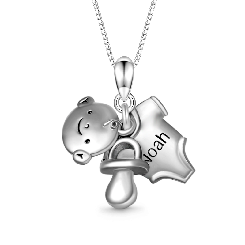 Baby Pacifier&T-shirt Necklace image number 0