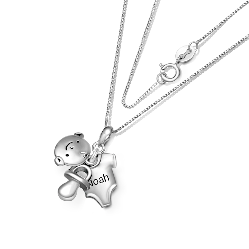 Baby Pacifier&T-shirt Necklace image number 2