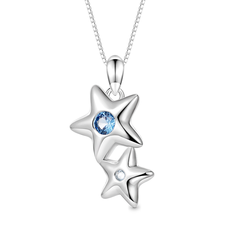 Double Star Necklace image number 0