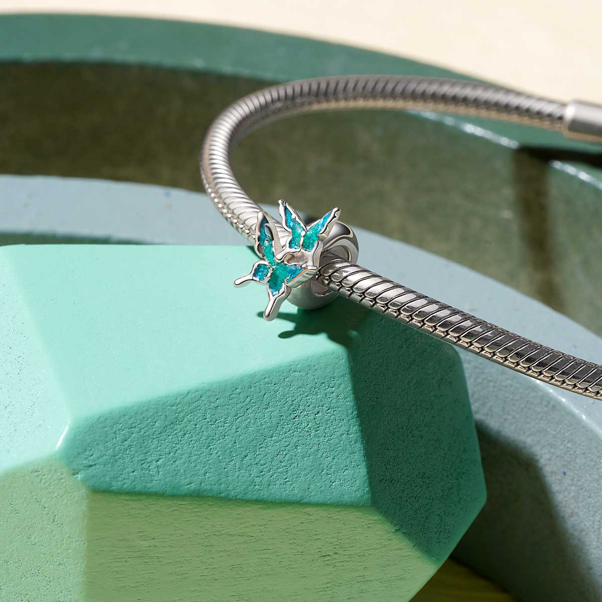 Blue Butterflies Stopper image number 1