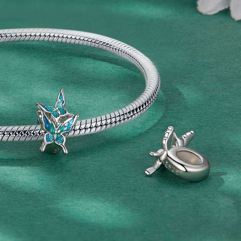 Blue Butterflies Stopper image number 2