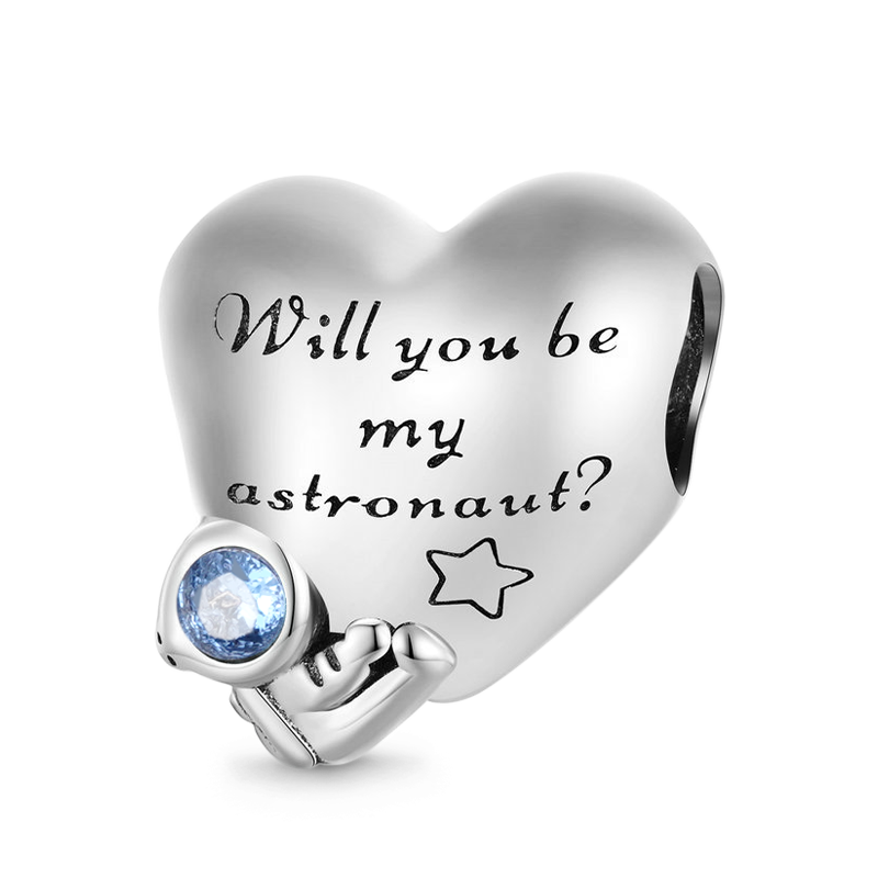 Astronaut Heart Charm image number 0
