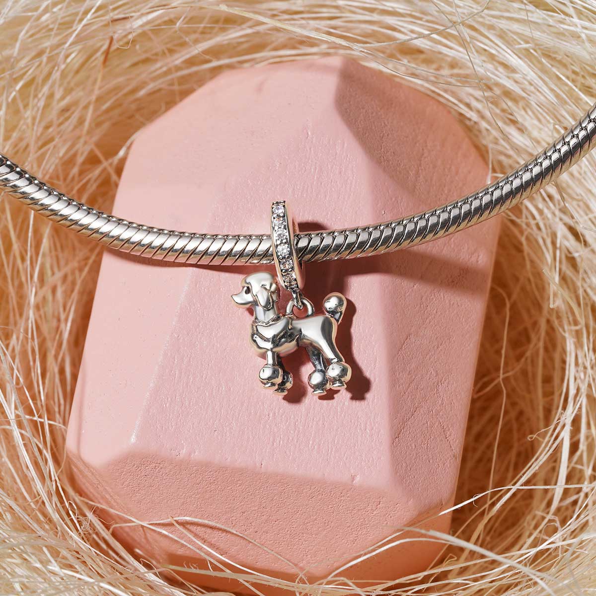 Poodle Pet Dog Pendant image number 1