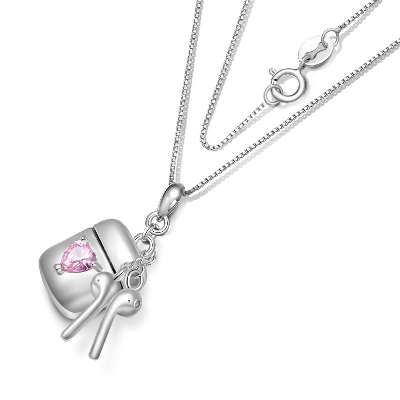 Earphone Box Necklace image number 1