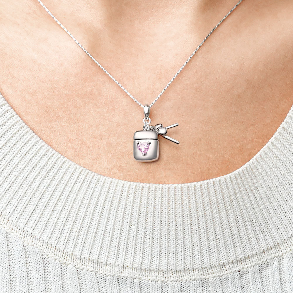 Earphone Box Necklace image number 3