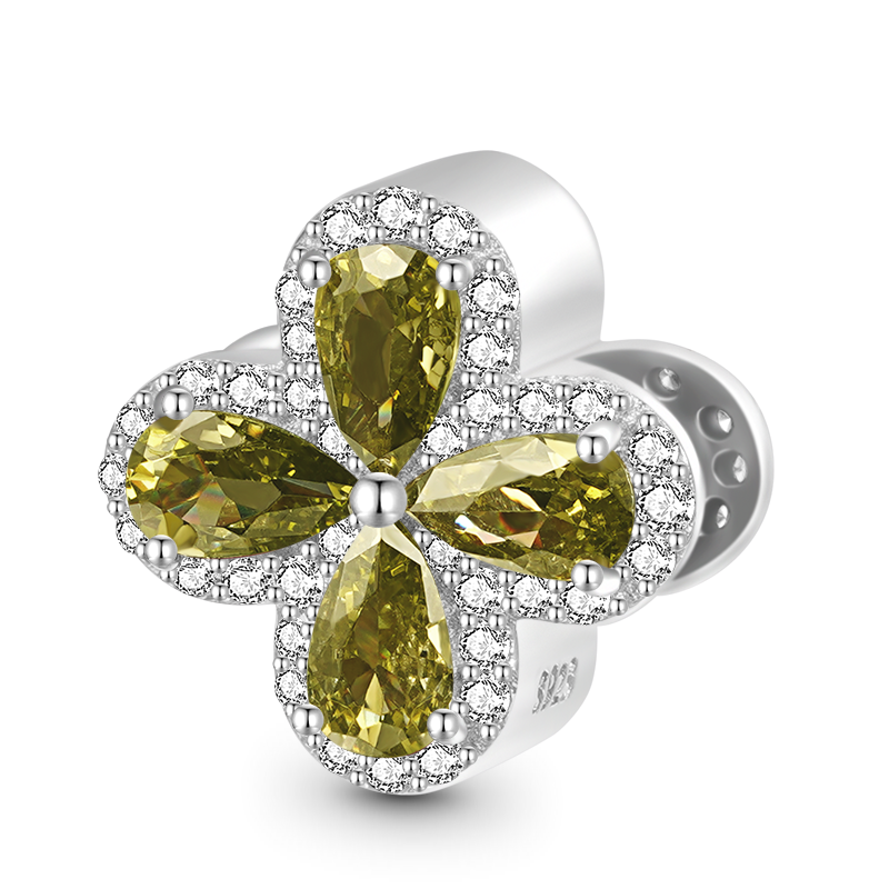 Clover Birthstone Charm image number 0