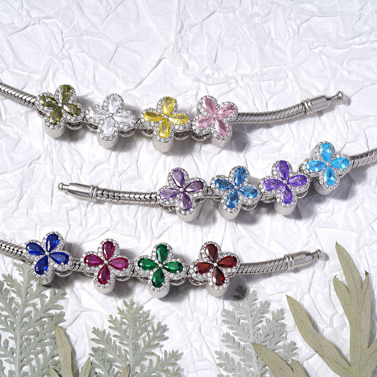 Clover Birthstone Charm image number 4