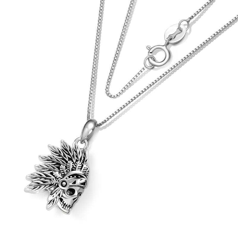 Indian Skull Necklace image number 1