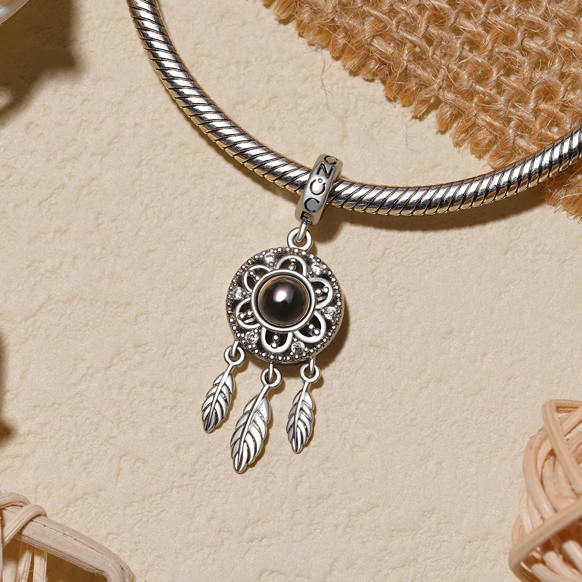 Projection Dream Catcher Photo Pendant image number 2