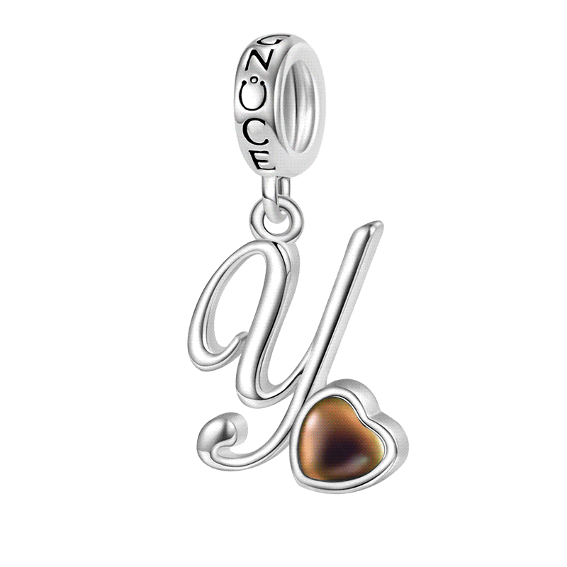 Initial Letter Mood Pendant image number 0
