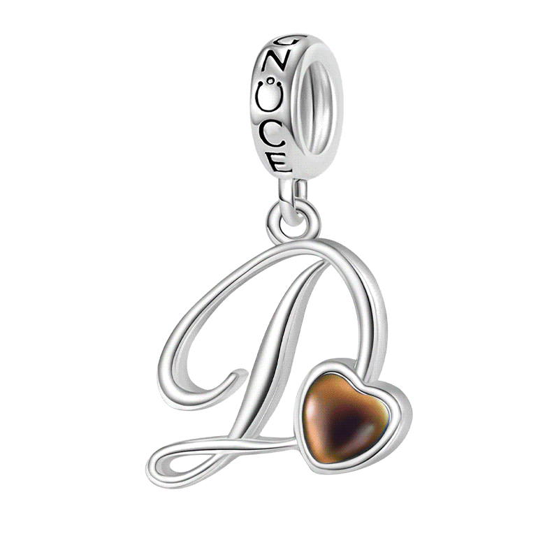 Initial Letter Mood Pendant image number 0