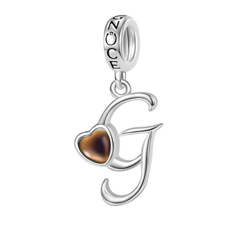Initial Letter Mood Pendant image number 0