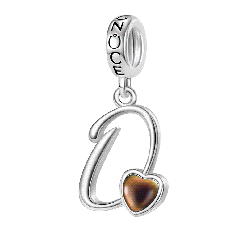 Initial Letter Mood Pendant image number 0