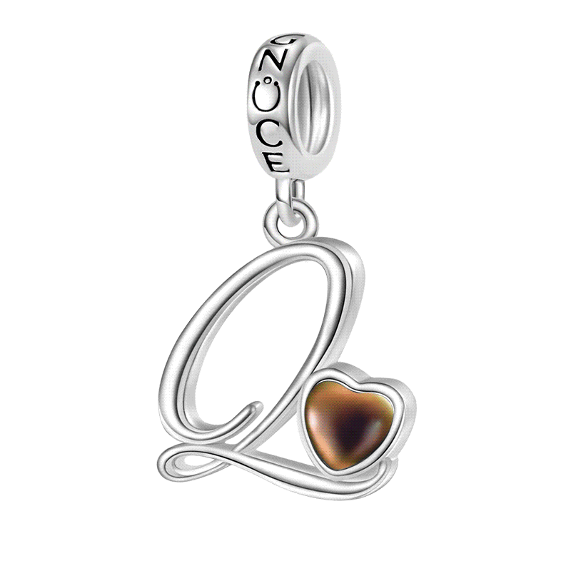 Initial Letter Mood Pendant image number 0