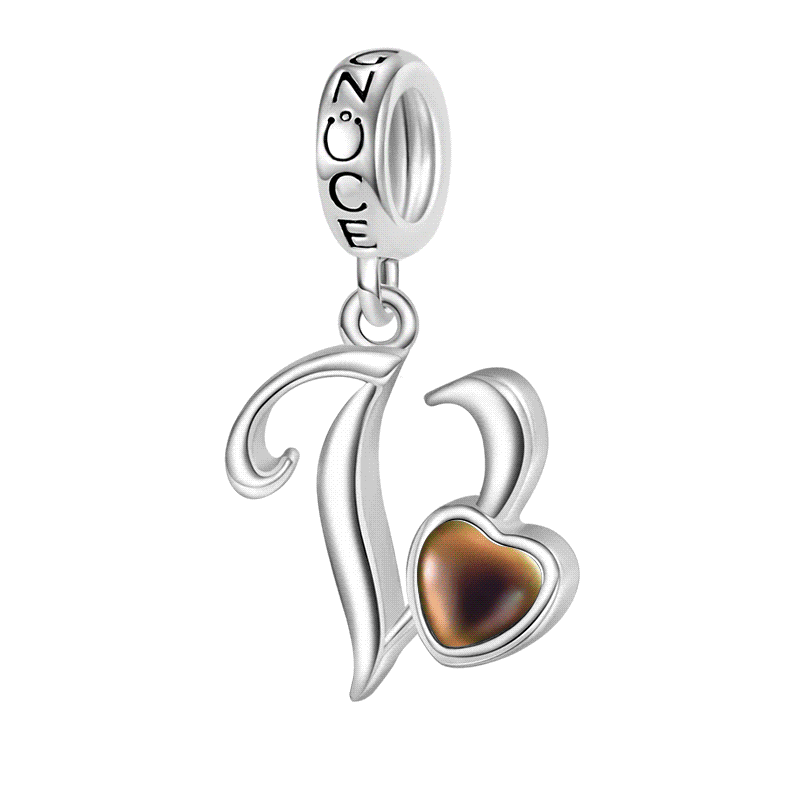Initial Letter Mood Pendant image number 0