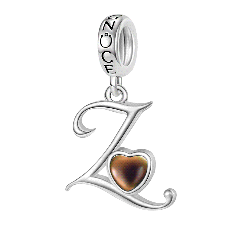 Initial Letter Mood Pendant image number 0