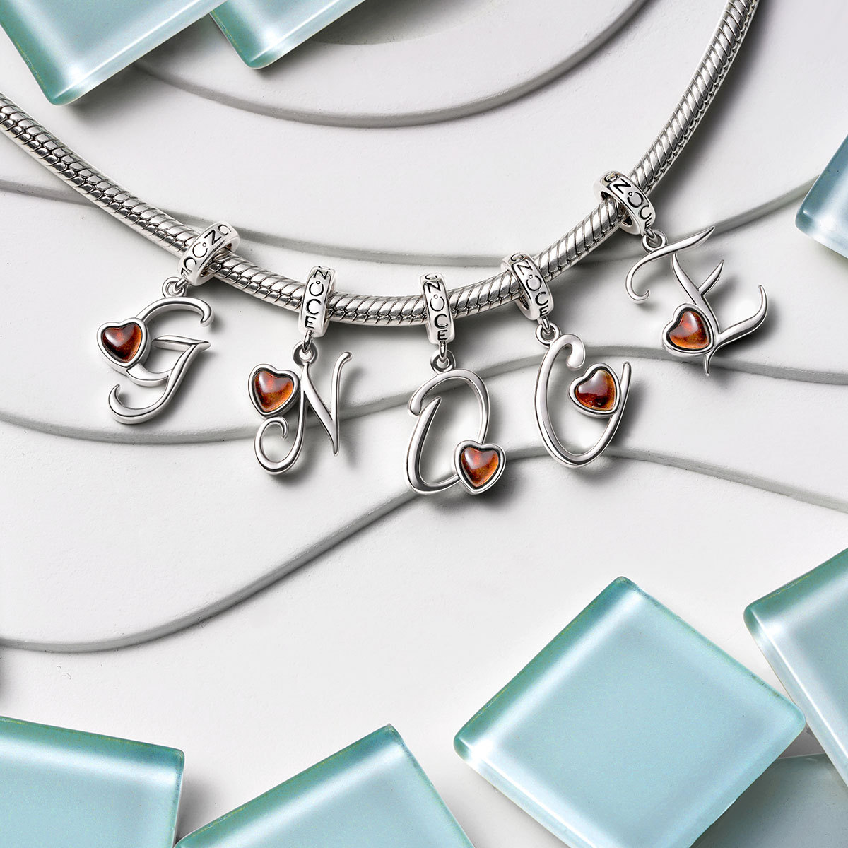 Initial Letter Mood Pendant image number 5