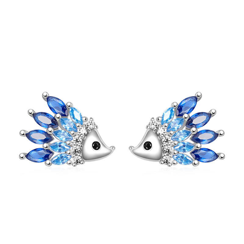 Hedgehog Stud Earrings image number 0