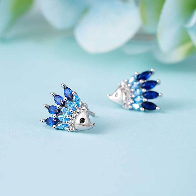 Hedgehog Stud Earrings image number 1