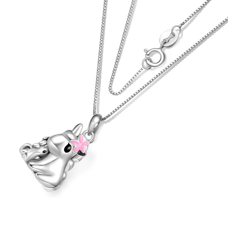Unicorn & Baby Necklace image number 2
