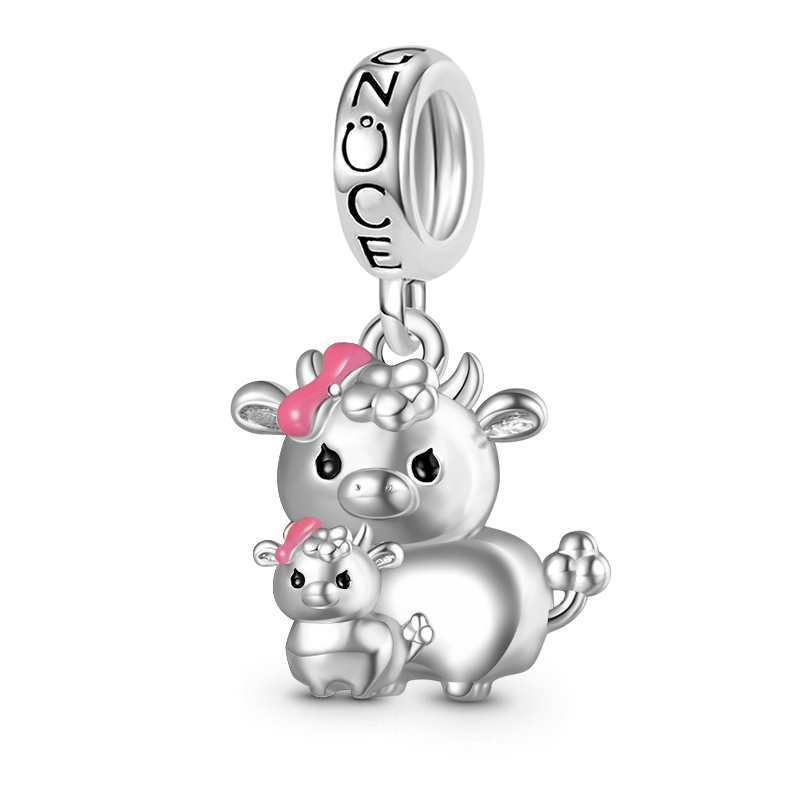 Cow & Baby Pendant image number 0