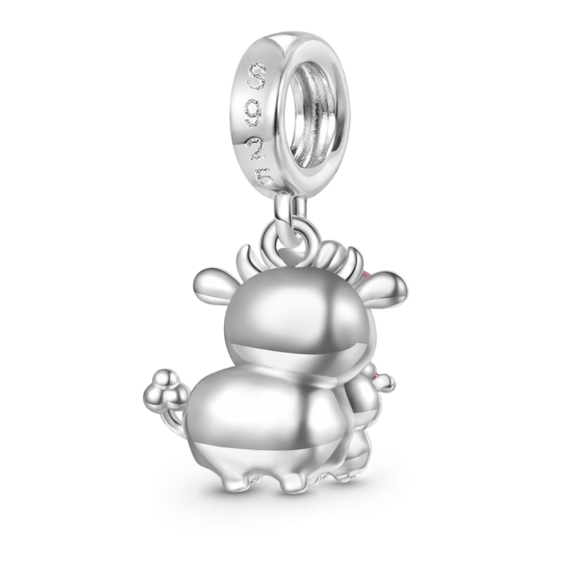 Cow & Baby Pendant image number 1