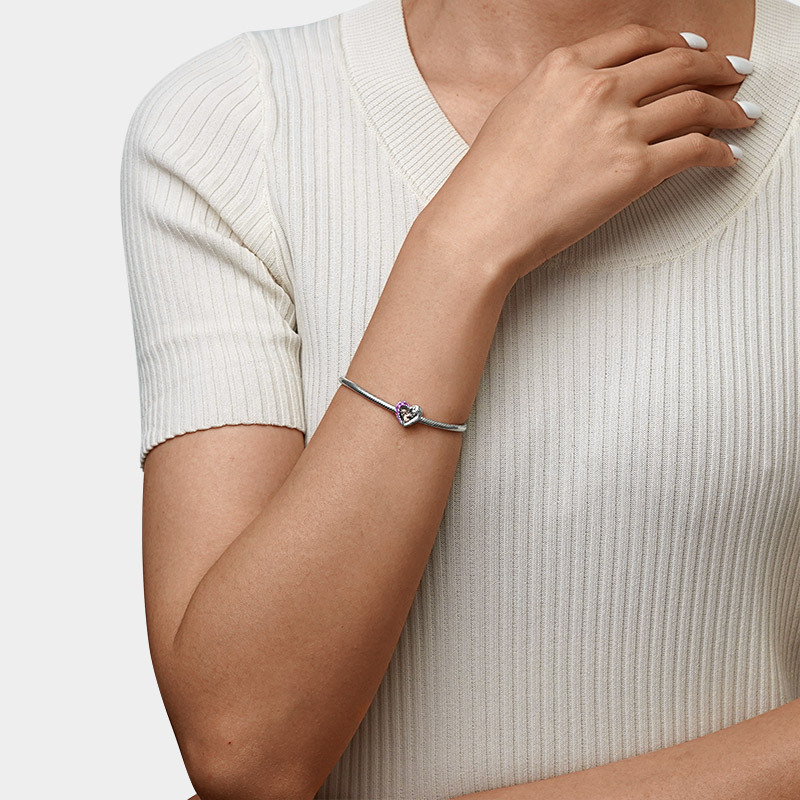 Mom&Baby Birthstone Engravable Charm image number 4