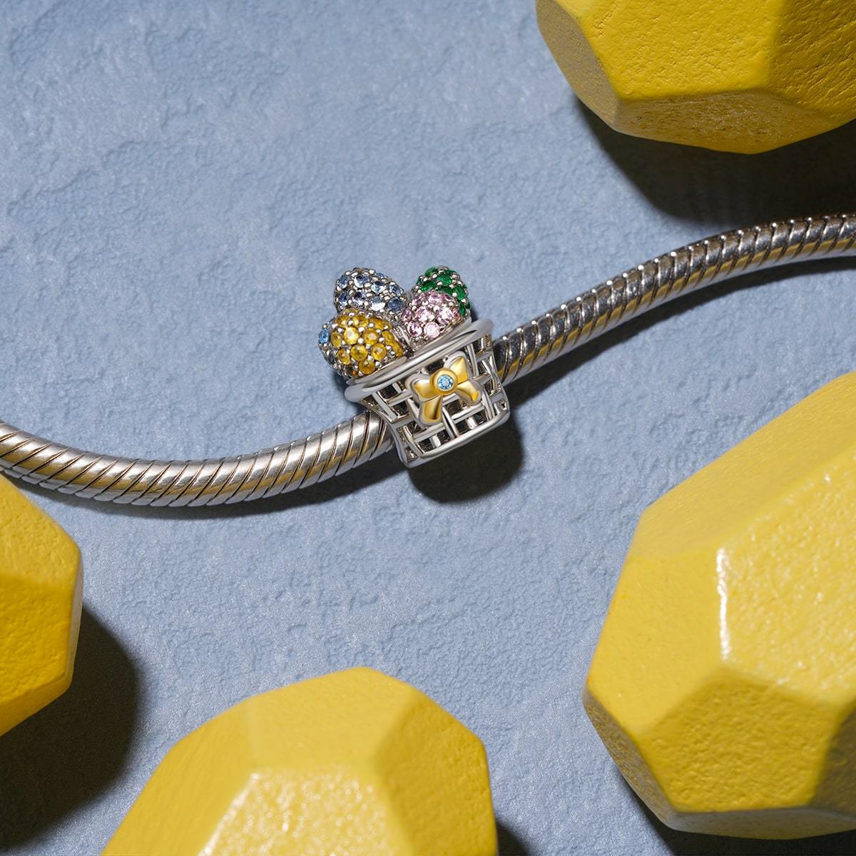 Easter Egg Basket Charm image number 2