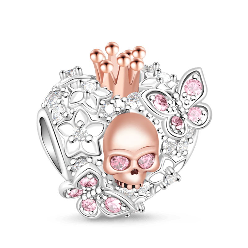 Butterfly Skull Charm image number 0