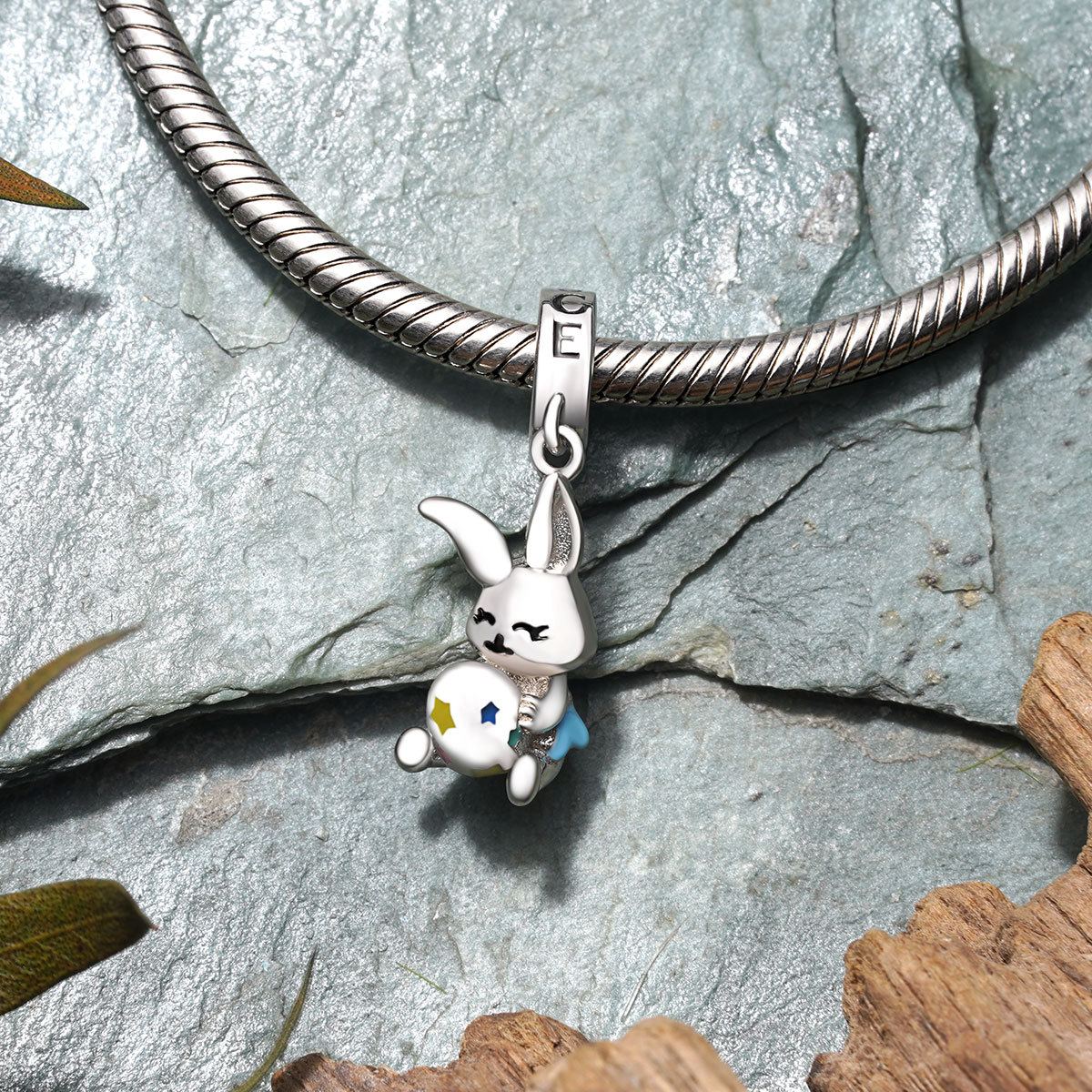 Bunny Egg Pendant image number 2