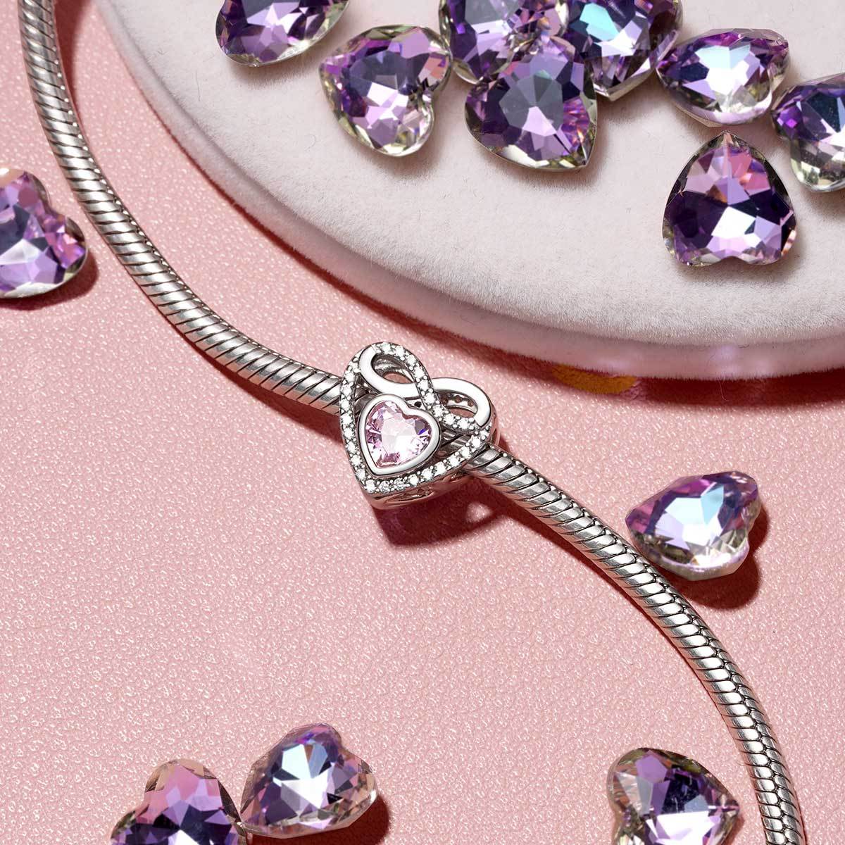 Infinite Love Heart Charm image number 2