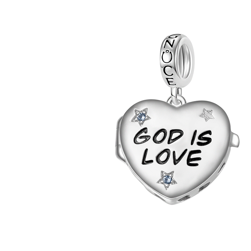 "God is Love" Photo Pendant image number 0