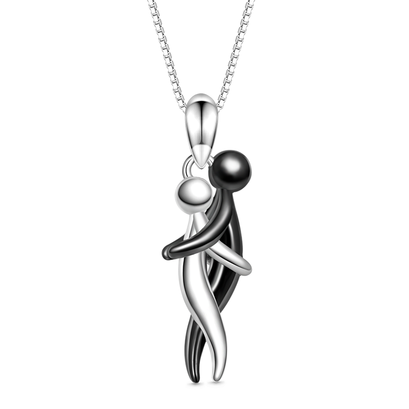 Lover Embraces Necklace image number 1