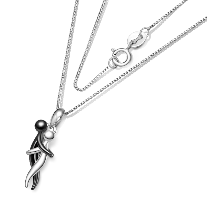 Lover Embraces Necklace image number 2