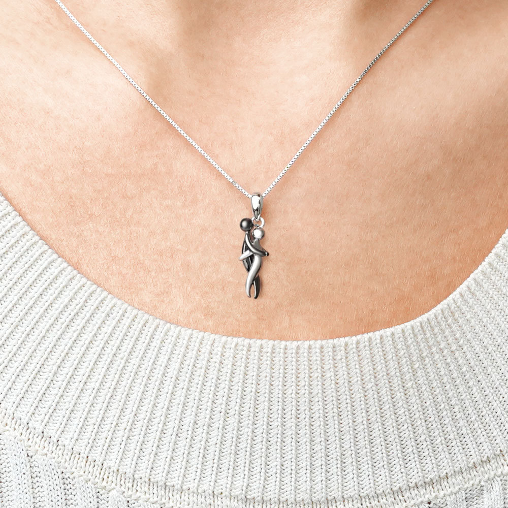 Lover Embraces Necklace image number 4