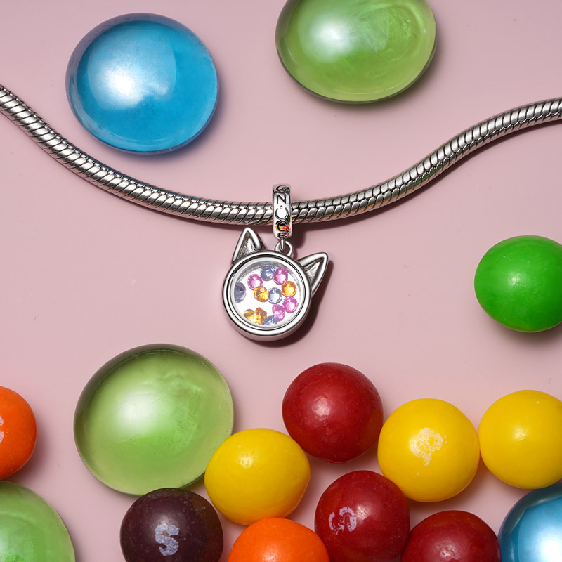 Cat Lover Engravable Pendant image number 1