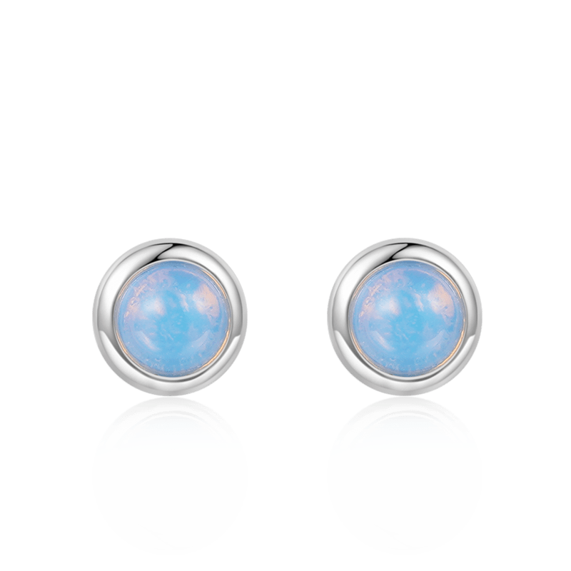 Moonstone Stud Earrings image number 0