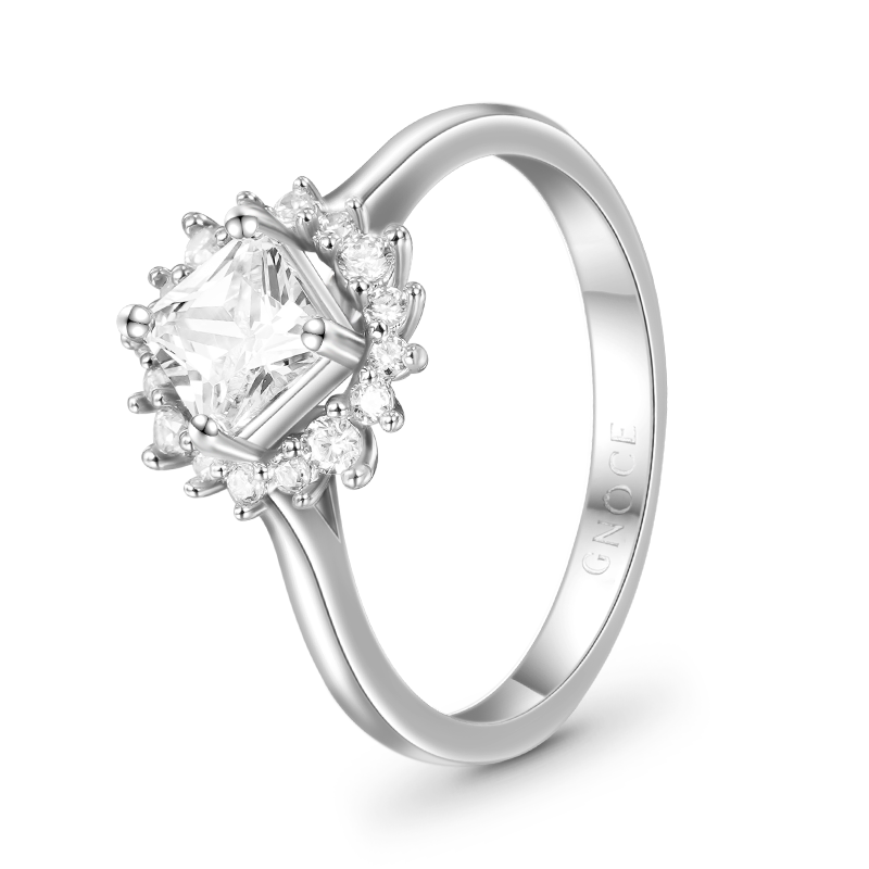 Square-cut Promise Ring image number 1