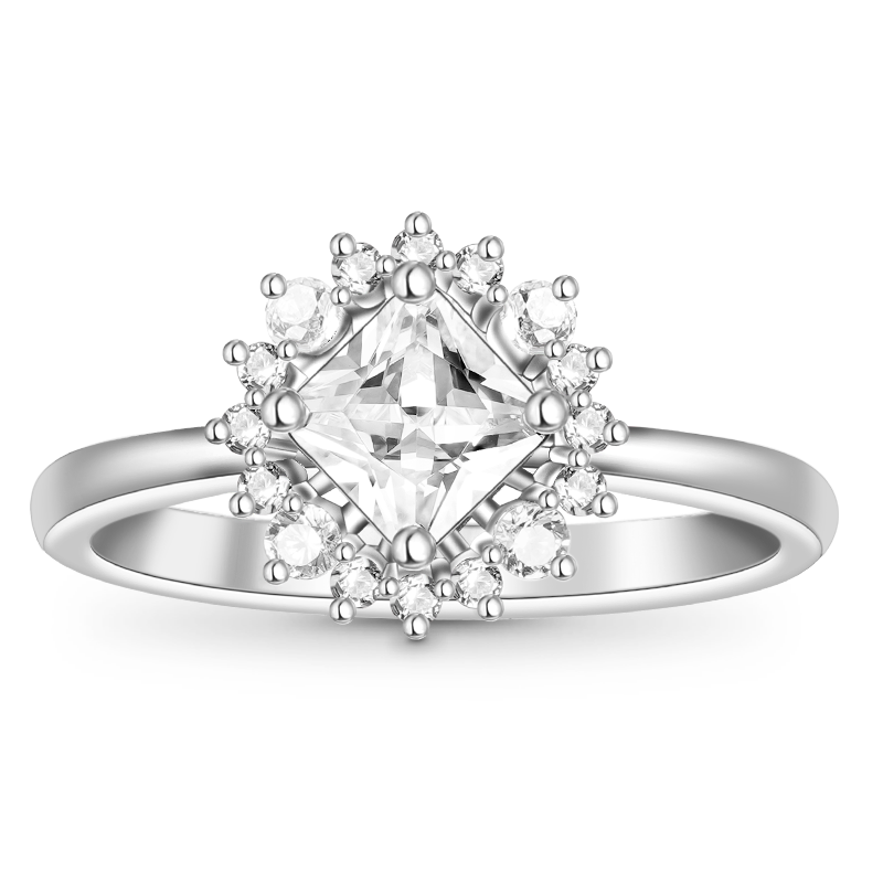 Square-cut Promise Ring image number 0