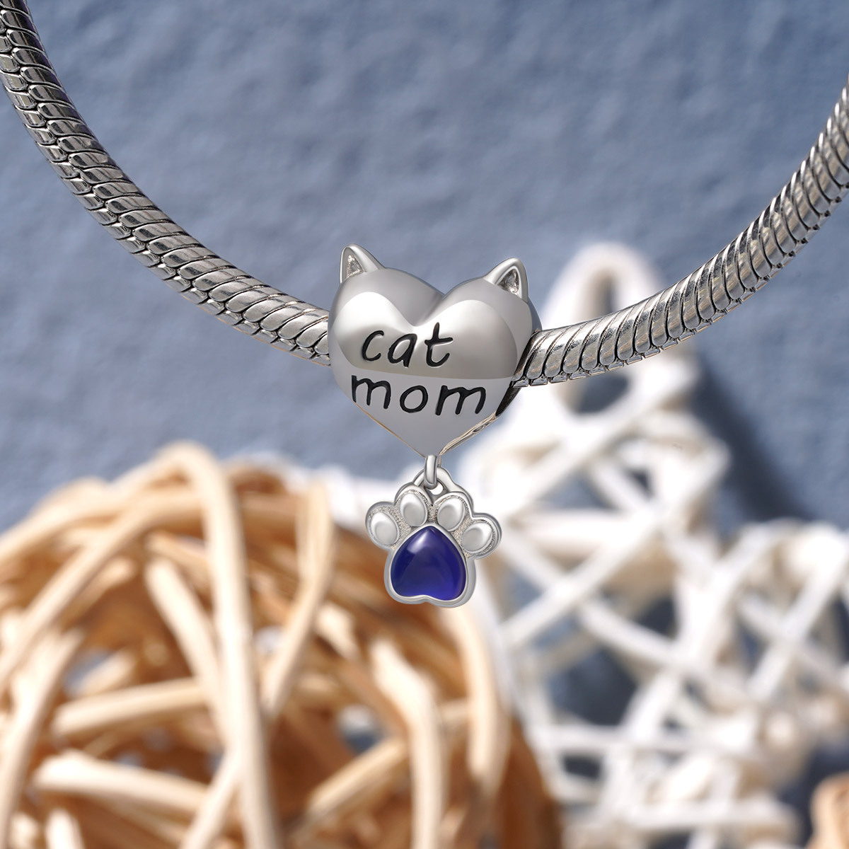 Cat Mom Mood Charm image number 3